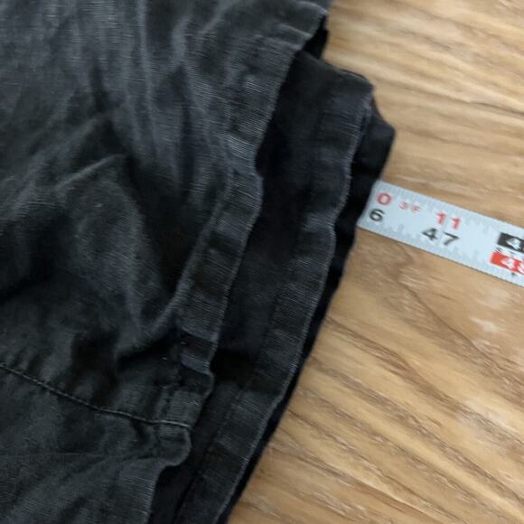 Seed Dress Womens Medium Black Linen Flowy Tiered Boho Maxi Sundress Lightweight - Picture 10 of 10